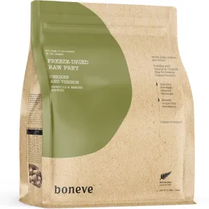 15% OFF: Boneve Chicken & Venison Digestive & Immune Support Grain-Free Freeze-Dried Raw Dog Food