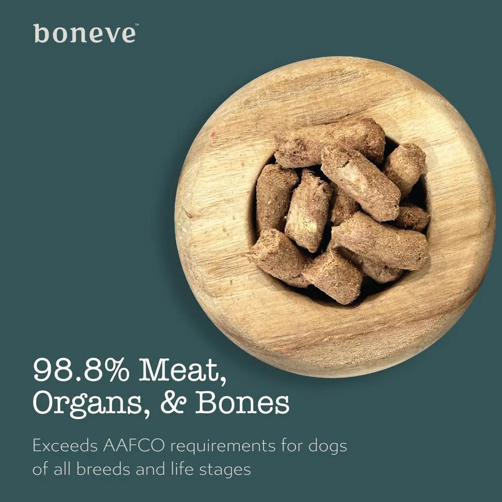 15% OFF: Boneve Chicken & Venison Digestive & Immune Support Grain-Free Freeze-Dried Raw Dog Food