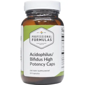 Acidophilus-Bifidus High Potency 60 caps by Professional Formulas