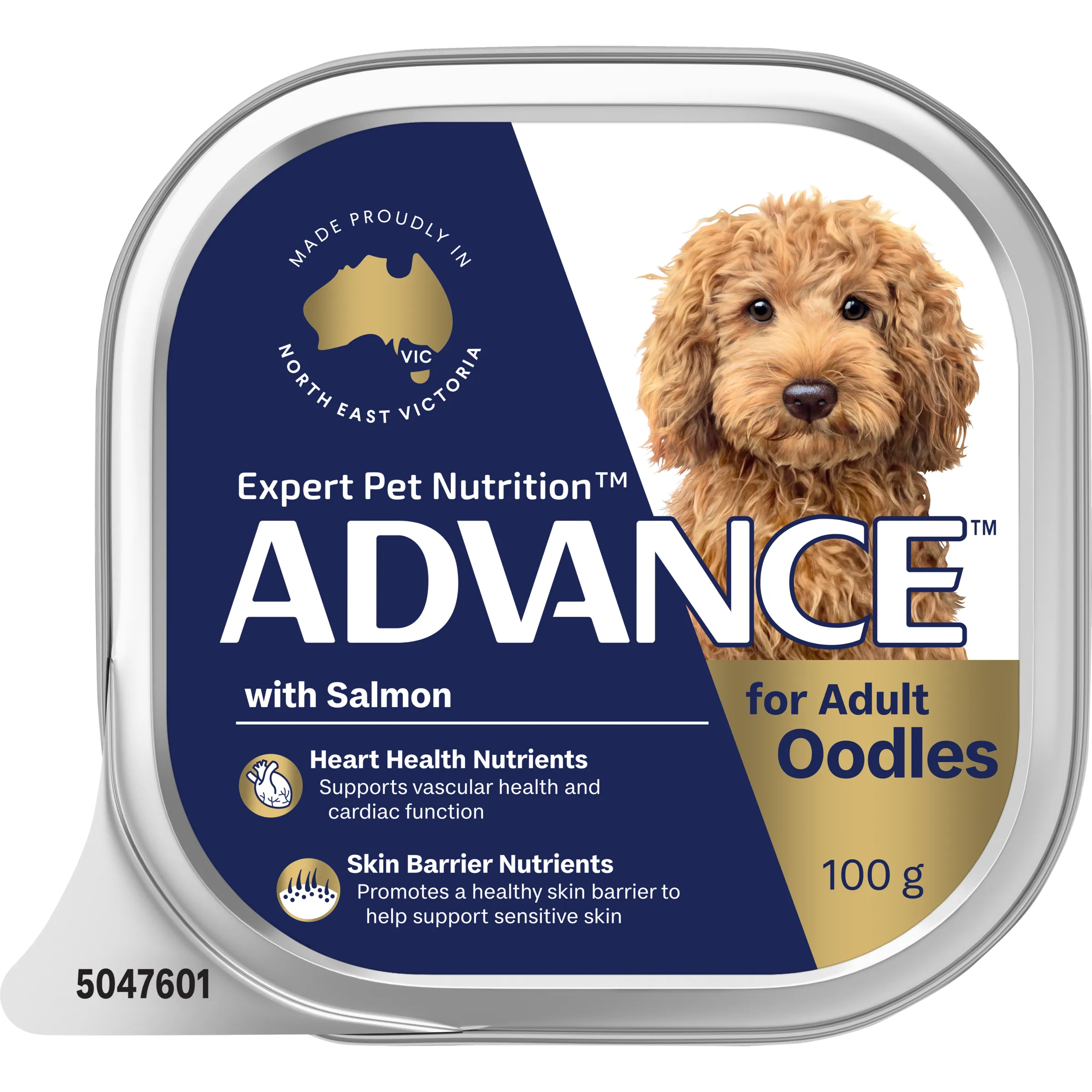 Advance Salmon Oodles Adult Wet Dog Food Trays 100g x 12