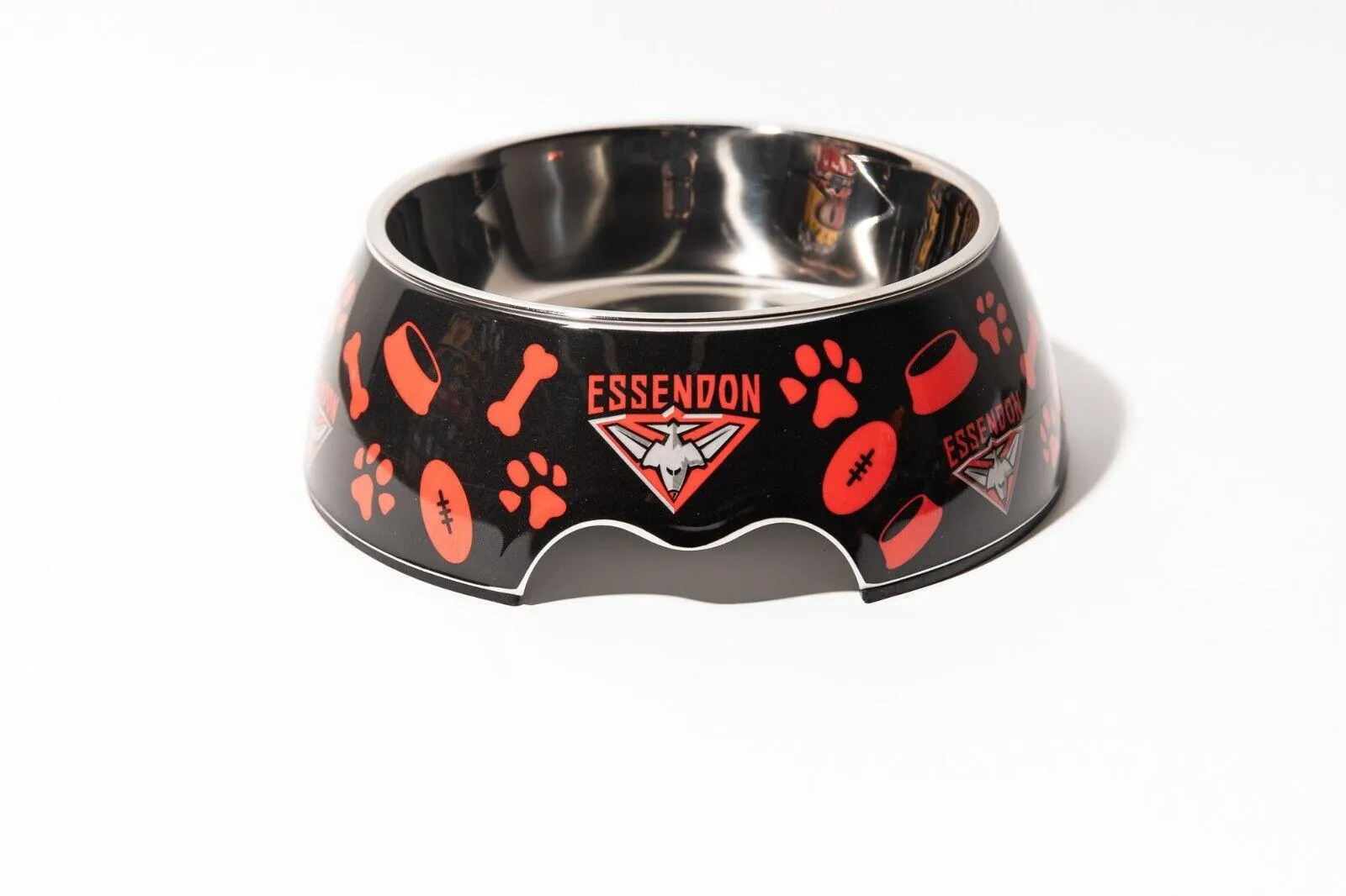 AFL Pet Bowl - Essendon Bombers - Food Water - Dog Cat