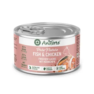 AniForte PureNature Fish & Chicken Wet Cat Food