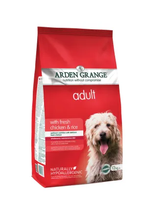 Arden Grange Adult Dog Chicken & Rice 12kg Dry Dog Food