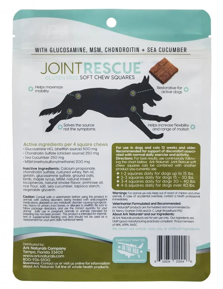 Ark Naturals Sea Mobility Joint Rescue Lamb Recipe Jerky Treats