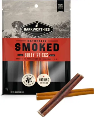 Barkworthies 6 Inch Smoked Bully For Dogs