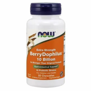 Berry Dophilus Extra Strength 50 chews By Now