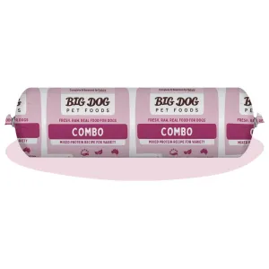 Big Dog BARF Combo Raw Dog Food Roll 2kg (Frozen)