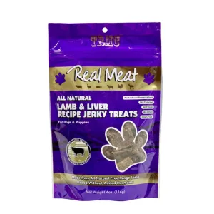 Bitz Real Meat Dog - Lamb Liver Jerky Treats 4oz