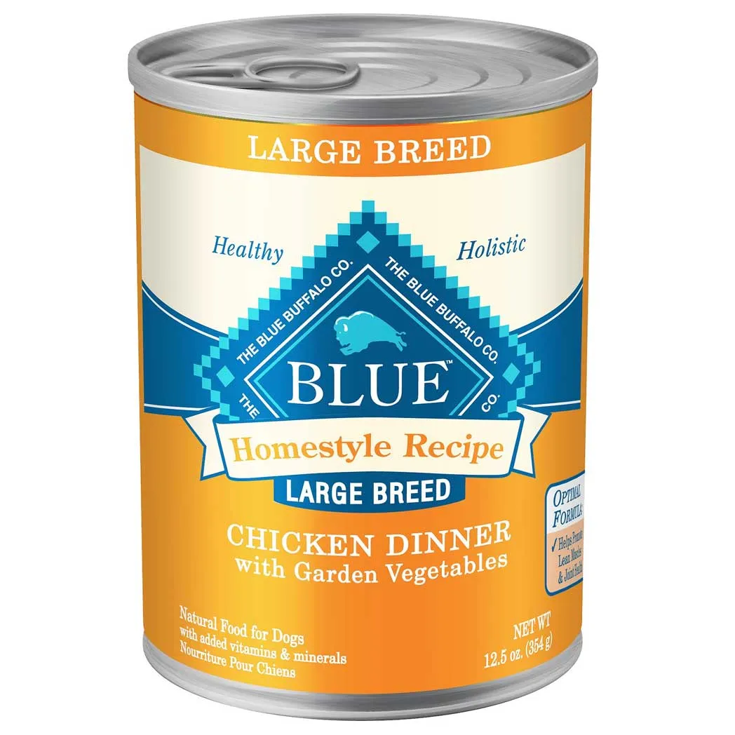 Blue Buffalo Homestyle Recipe Large Breed Chicken Dinner Wet Dog Food