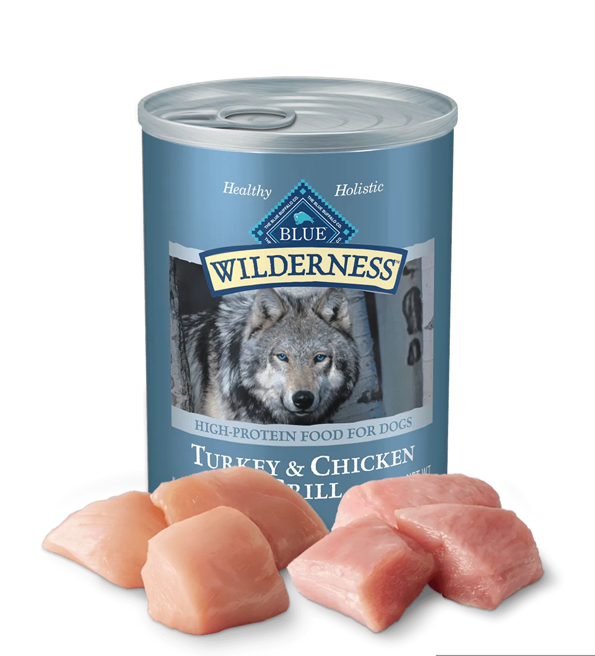 Blue Buffalo Wilderness Grain Free Turkey & Chicken Wet Dog Food