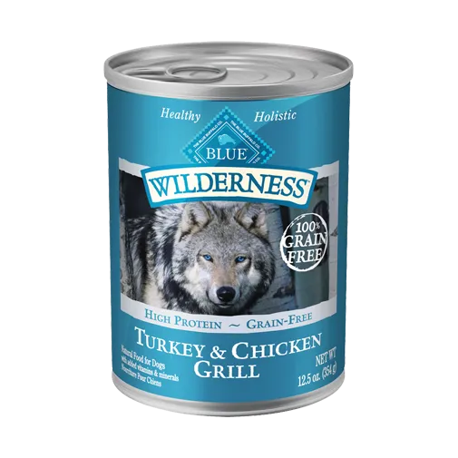 Blue Buffalo Wilderness Grain Free Turkey & Chicken Wet Dog Food