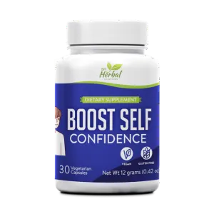 Boost Self Confidence Herbal Supplement - Adults and Teens - Boost Concentration, Enhance Focus - 100% Natural Herbal Supplement