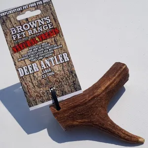 Brown's Natural Dog Chew | Large Deer Antler (100-150g)