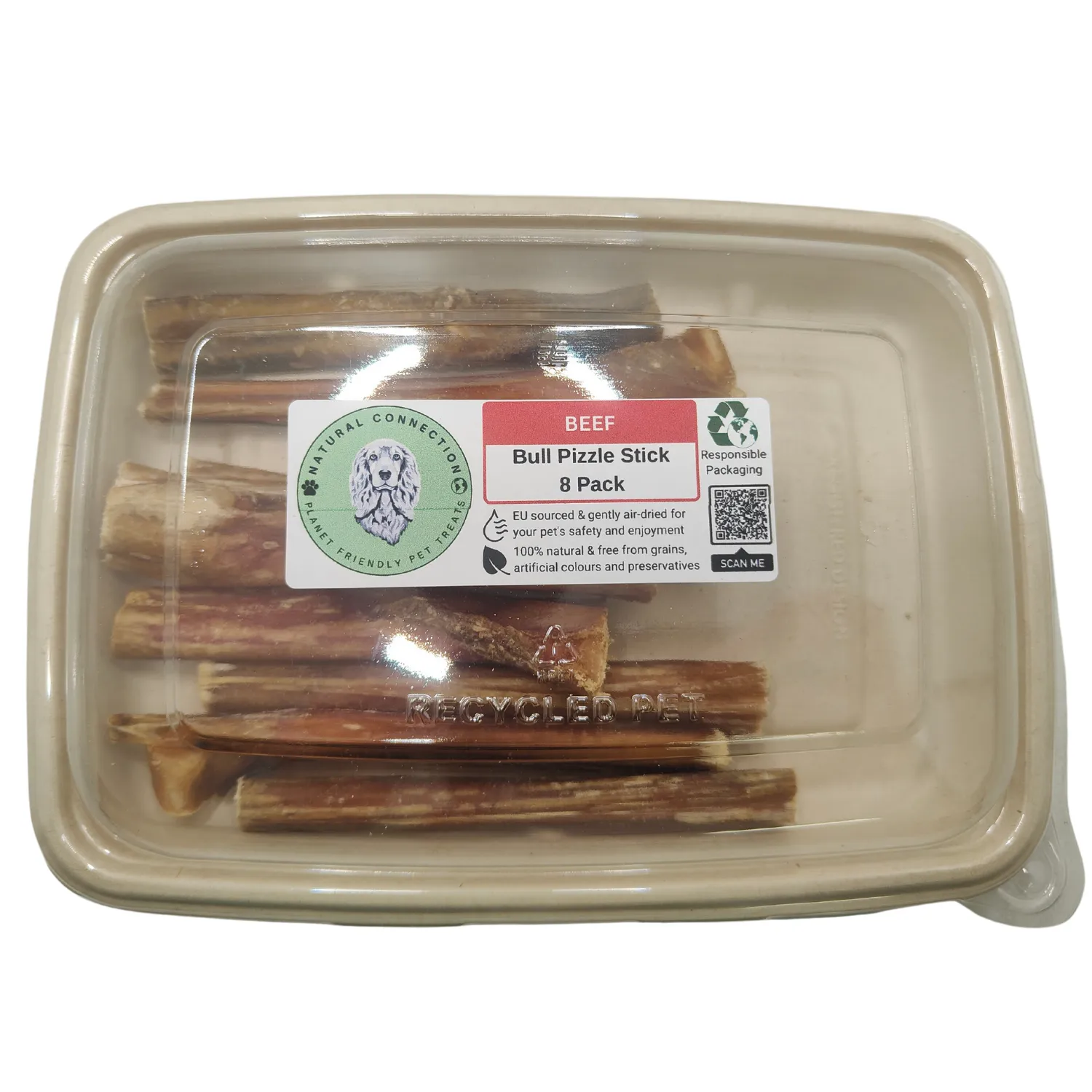 Bully Pizzle Stick | Dog Chew | Low Odour, High Quality Treats by Natural Connection