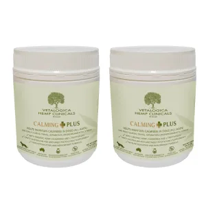 Bundle Pack of 2 x Hemp Clinicals Calming Plus Vitamins for Dogs 300g | Vetalogica