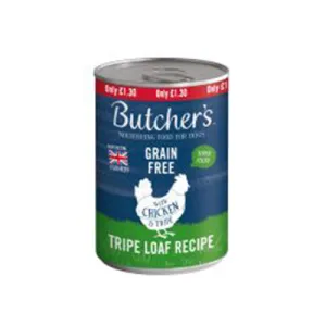 Butcher's Chicken & Tripe Dog Food Can PM£1.30 12x400g