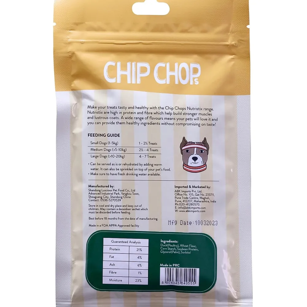 Chip Chops Strawberry, Duck and Mango Nutristix Dog Treats Combo (3 x 70g)