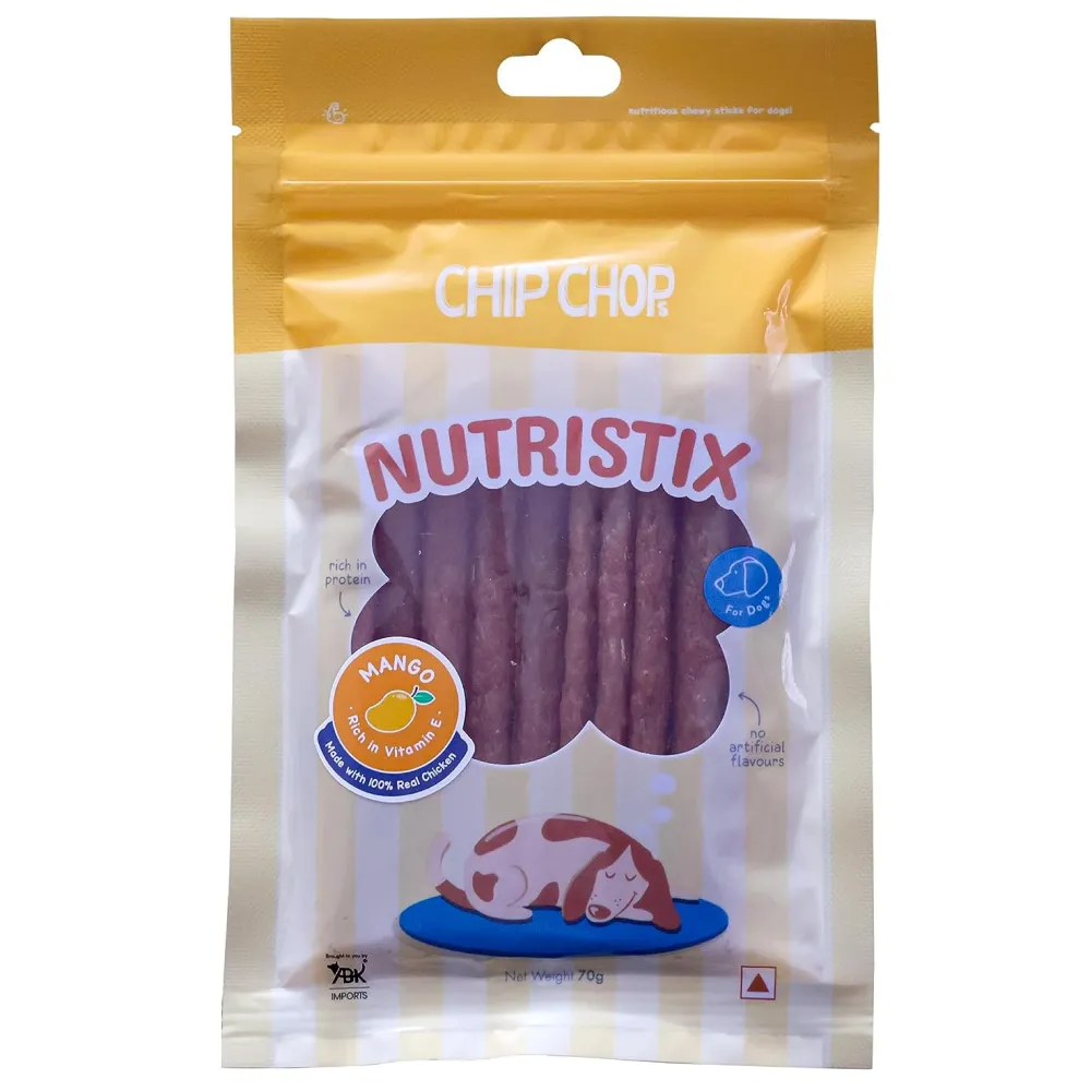 Chip Chops Strawberry, Duck and Mango Nutristix Dog Treats Combo (3 x 70g)