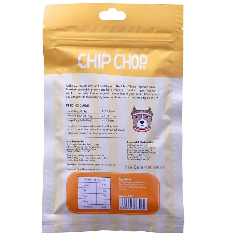 Chip Chops Strawberry, Duck and Mango Nutristix Dog Treats Combo (3 x 70g)