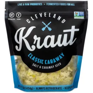 Cleveland Kitchen - Sauerkraut Caraway Classic, 16 Oz (Pack of 6)