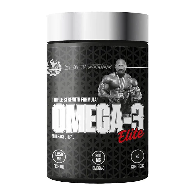 Dexter Jackson Black Series Omega 1250 Mg Tripple Strength 90 Softgels