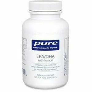 EPA/DHA with lemon 120 gels by Pure Encapsulations