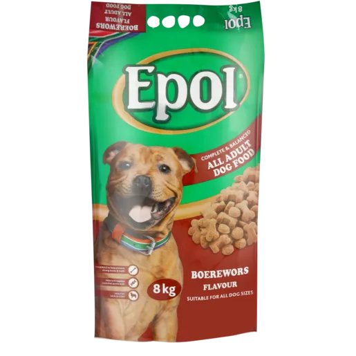 Epol Boereworse Flavoured Adult Dog Food 8kg