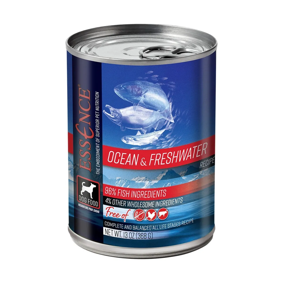 Essence Ocean & Freshwater Canned Dog Food 13oz