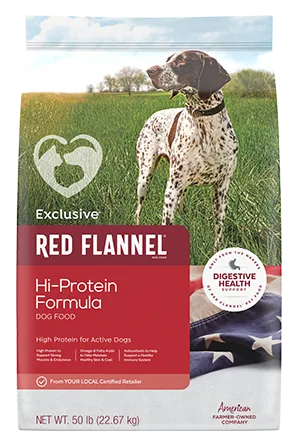 Exclusive Red Flannel® Hi-Protein Formula Dog Food