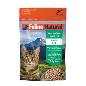 Feline Natural Freeze-Dried Lamb Feast Cat Food 11oz