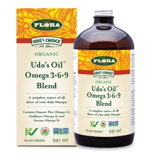 Flora Organic Udo's Oil 3-6-9 Blend (941ml)