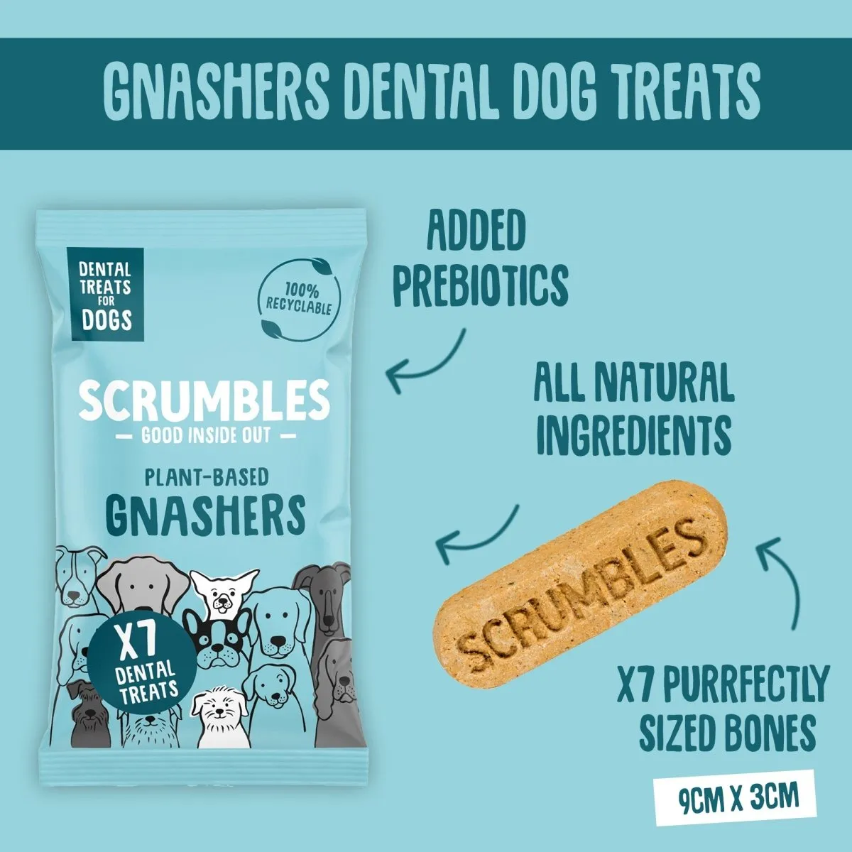 Gnashers: Daily Dog Dental Sticks