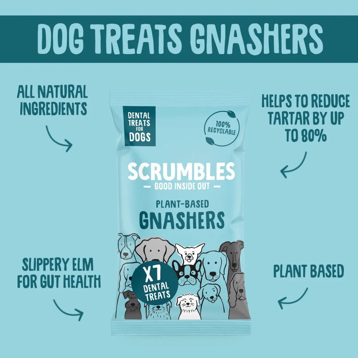 Gnashers: Daily Dog Dental Sticks