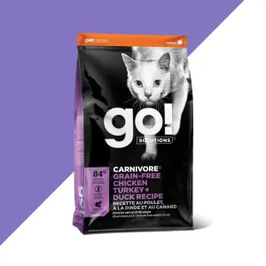 Go! Solutions Carnivore Grain-Free Chicken, Turkey & Duck Recipe Dry Cat Food