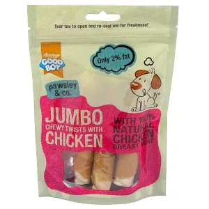 Good Boy Chewy Jumbo Twist Chick 100gx12