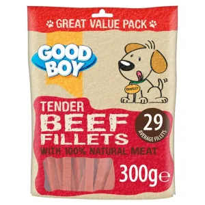 Good Boy Dog Beef Strips 300g