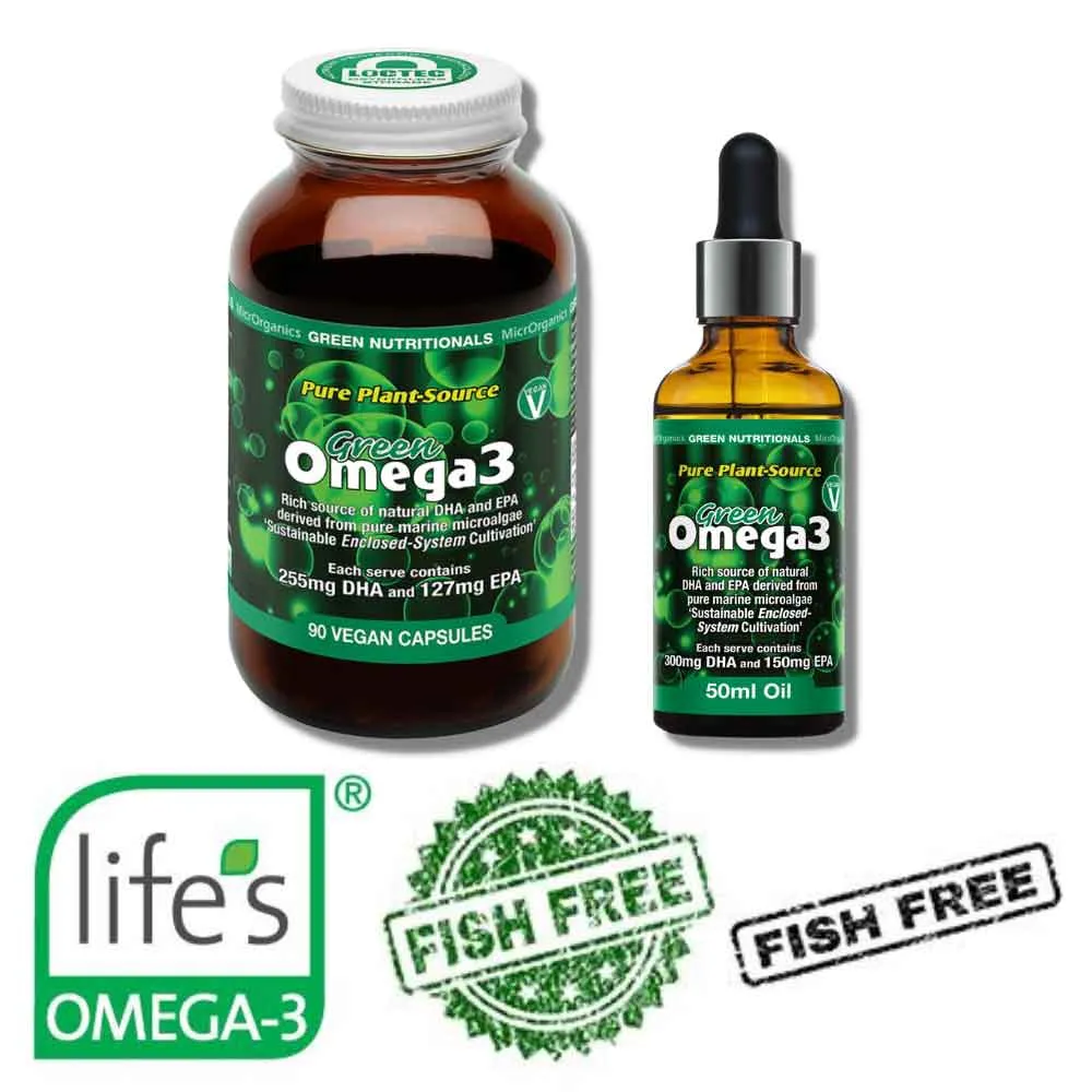 Green Nutritionals Green Omega3 Vegan Capsules (90)