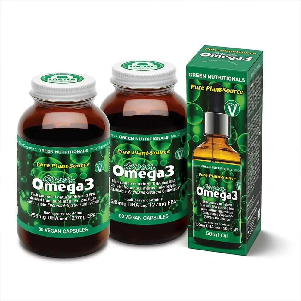 Green Nutritionals Green Omega3 Vegan Capsules (90)