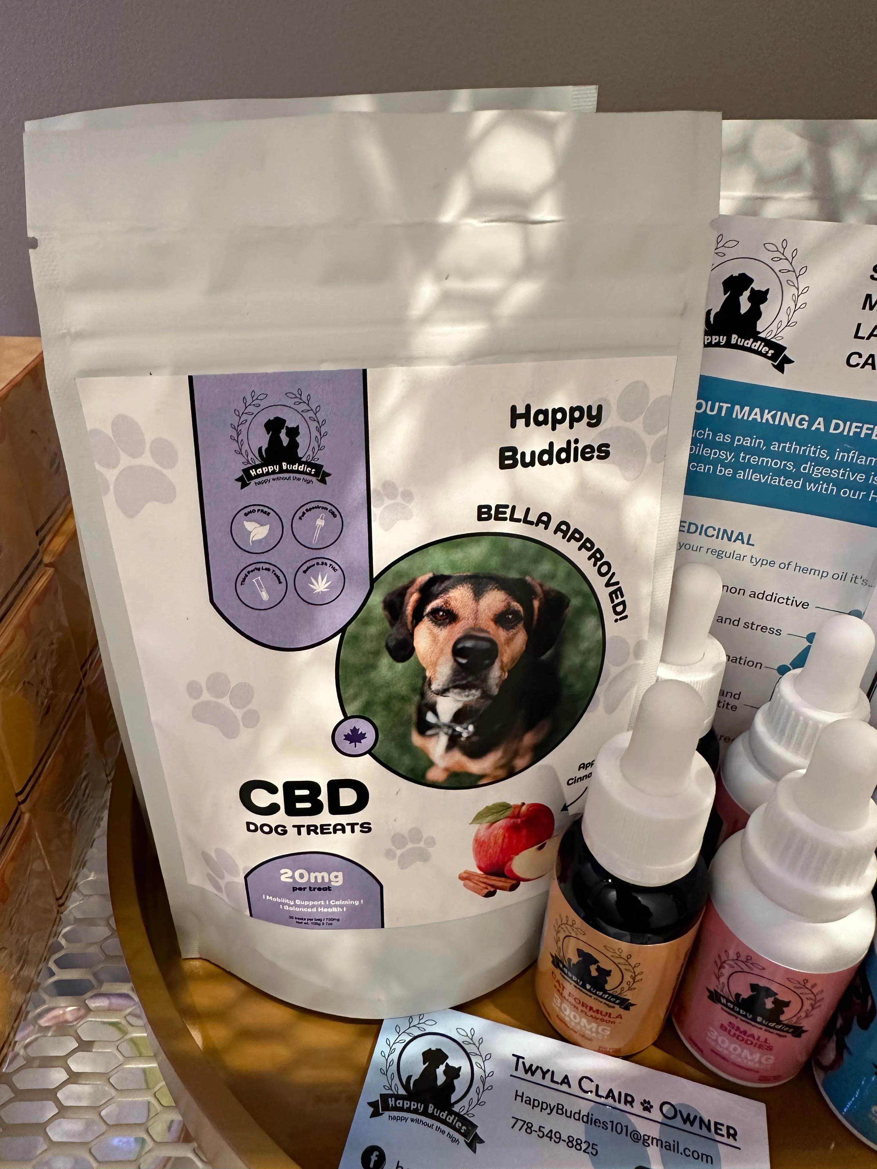 Happy Buddies CBD Drops and Treats for Dogs and Cats - VARIOUS TYPES