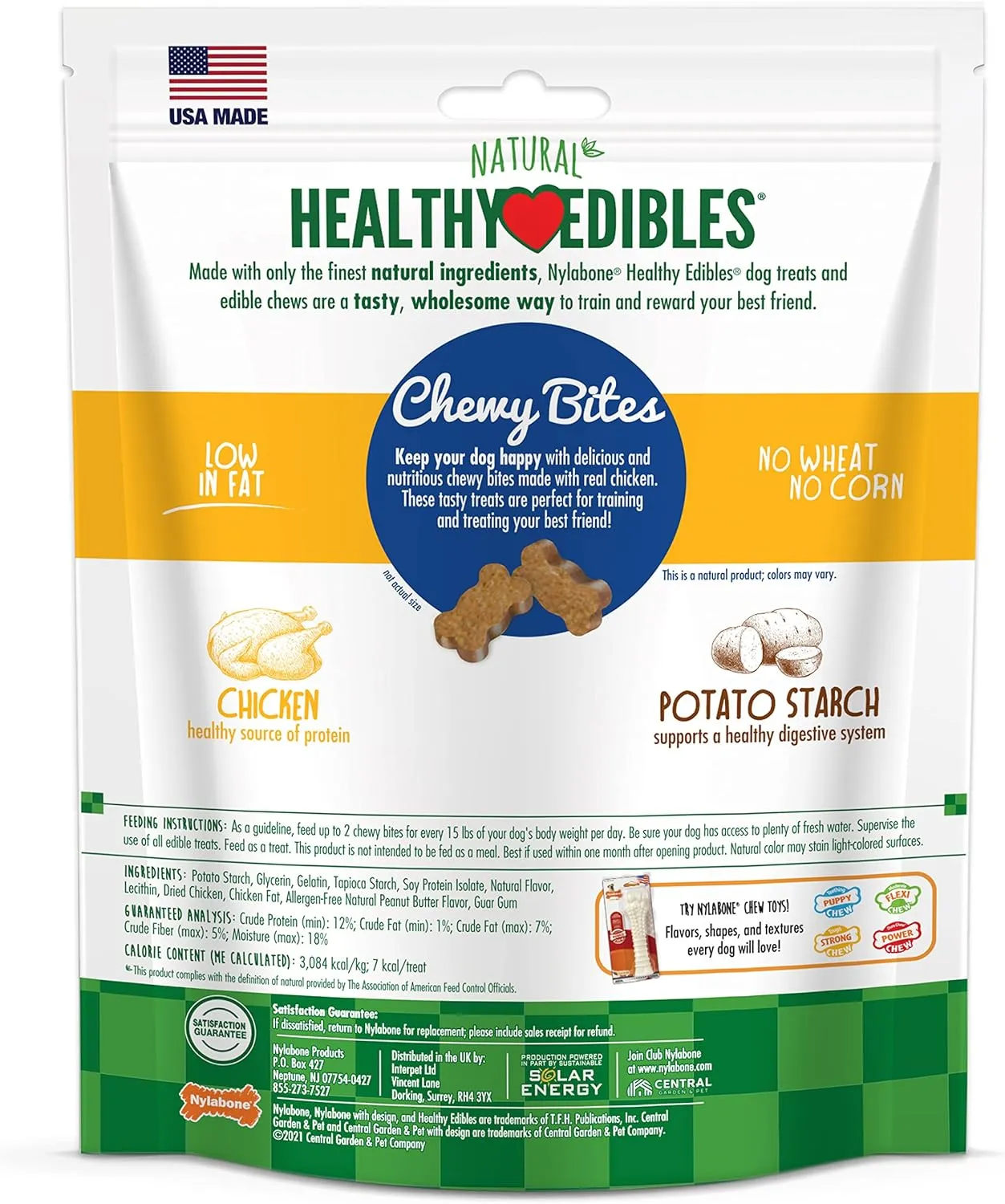 Healthy Edibles Natural Chewy Bites Train & Treat