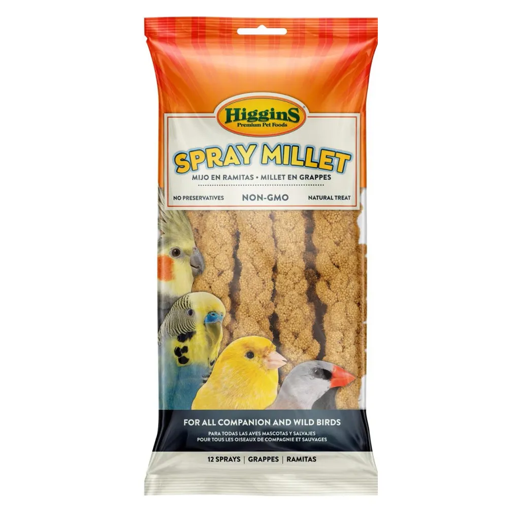 Higgins Spray Millet Treats For Birds