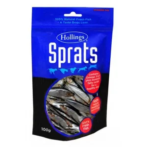 Hollings 100g Sprats Dog Treats