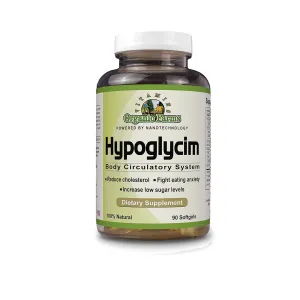 Hypoglycim - Body Circulation System - 90 Softgels - Dietary Supplement - 100% Natural