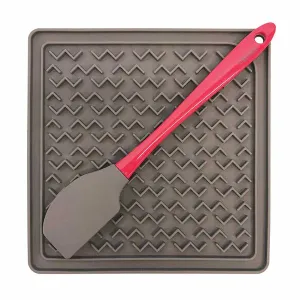 Messy Mutts Silicone Therapeutic Feeding Mat with Spatula