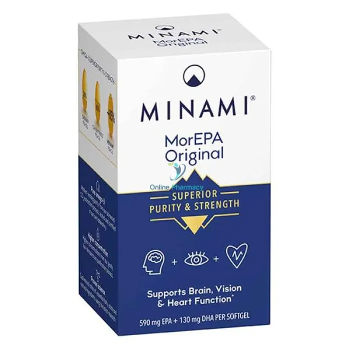 Minami MorEPA Omega 3 Fish Oil Softgels - 30/60/120 Pack