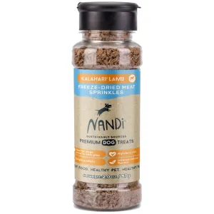 Nandi Sprinkles Kalahari Lamb Freeze-Dried Raw Dog Food Topper 2oz