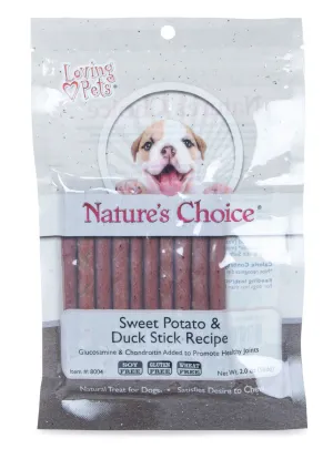 Nature's Choice Sweet Potato & Duck Meat Sticks, 2 oz