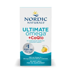 Nordic Naturals Ultimate Omega CoQ10 60 Softgels