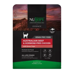 Nutripe Cat Essence Australian Beef & Hormone-Free Chicken with Green Tripe 200g