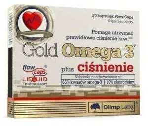 OLIMP Gold Omega 3 plus pressure x 30 capsules